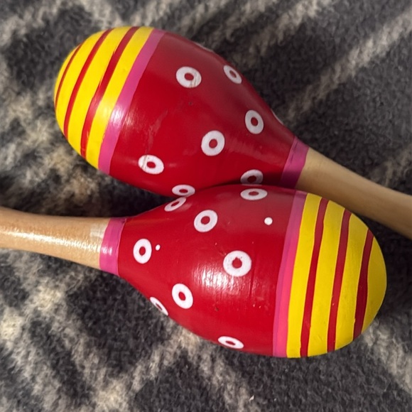 Gold tone Sterling 925🇺🇸ring 7stone Sz9+Puerto🇵🇷Rico 3-piece set+4.5”maracas set - Picture 16 of 17